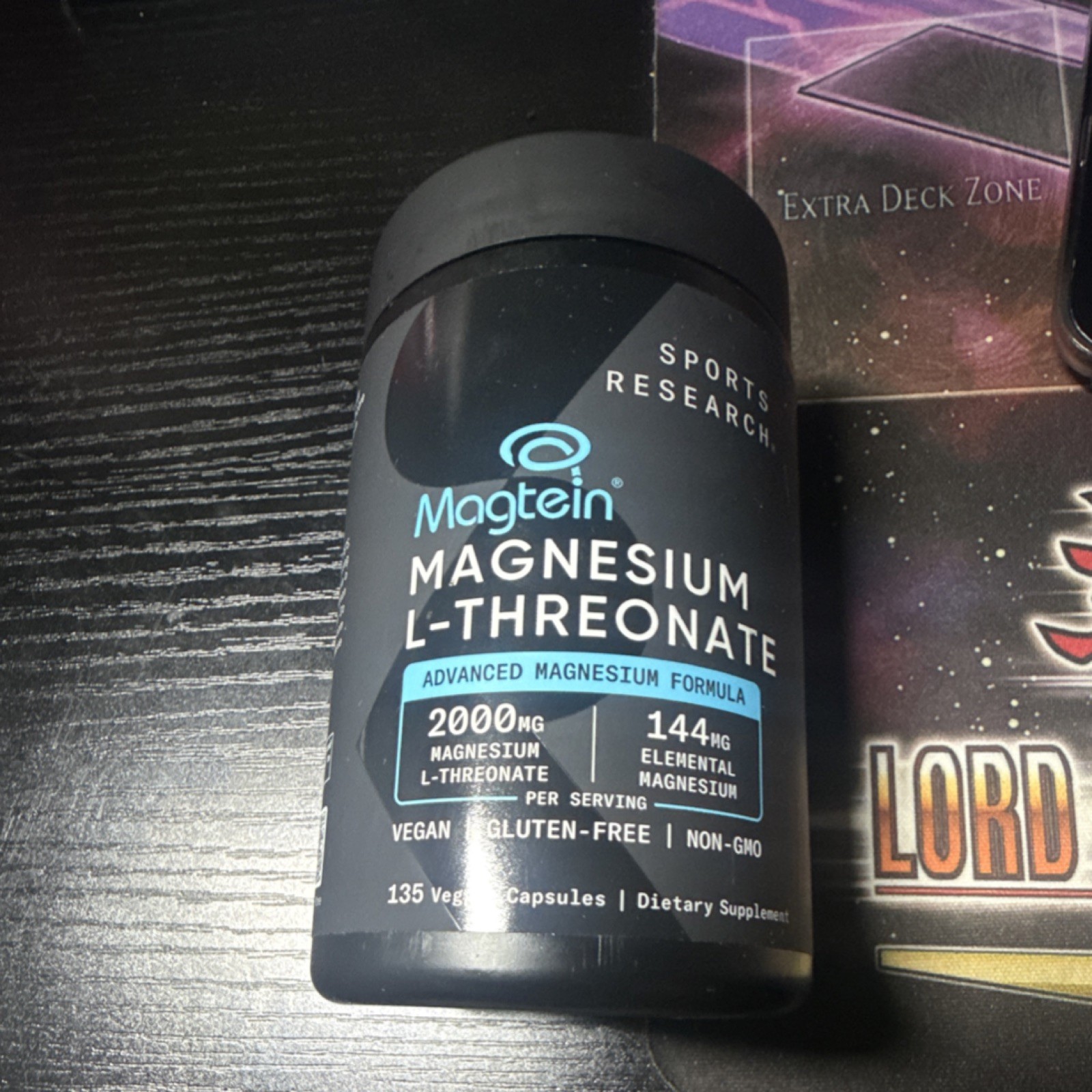 Sports Research Magnesium L-Threonate 2000mg 135 Vegan Gluten-Free Capsules