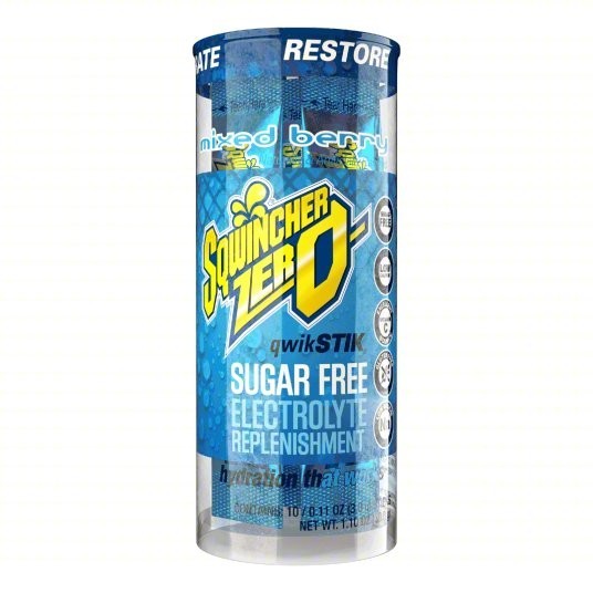 Sqwincher Qwik Stik Zero 200 Pack Electrolyte Drink Mix Assorted Flavors