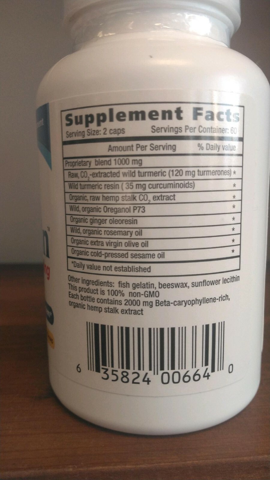 Canacurmin North American Herb & Spice 120 Capsules Fast Acting Turmeric Synergy