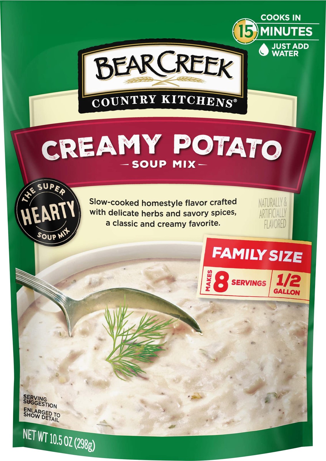 Bear Creek Soup Mix, Creamy Potato, 10.5 Ounce (Pack of 1), Potato