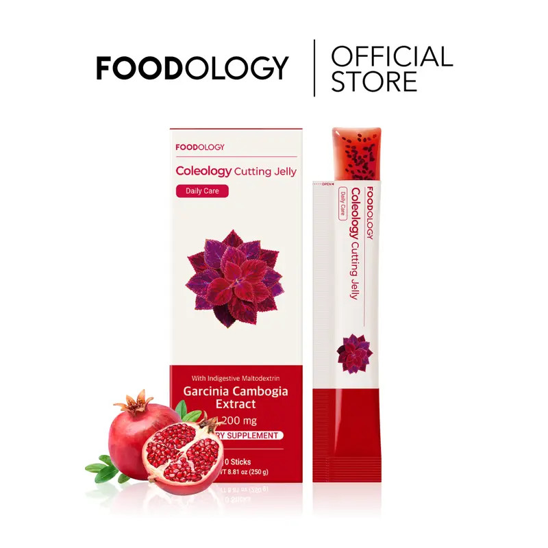 FOODOLOGY Cutting Jelly – Metabolism & Digestive Support – Pomegranate 10ct