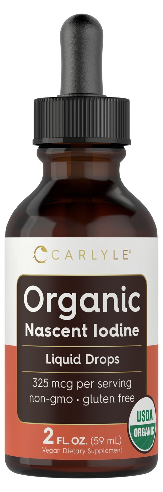 Carlyle Organic Nascent Iodine Liquid Drops | 2 fl oz | 2 Fl Oz (Pack of 1)