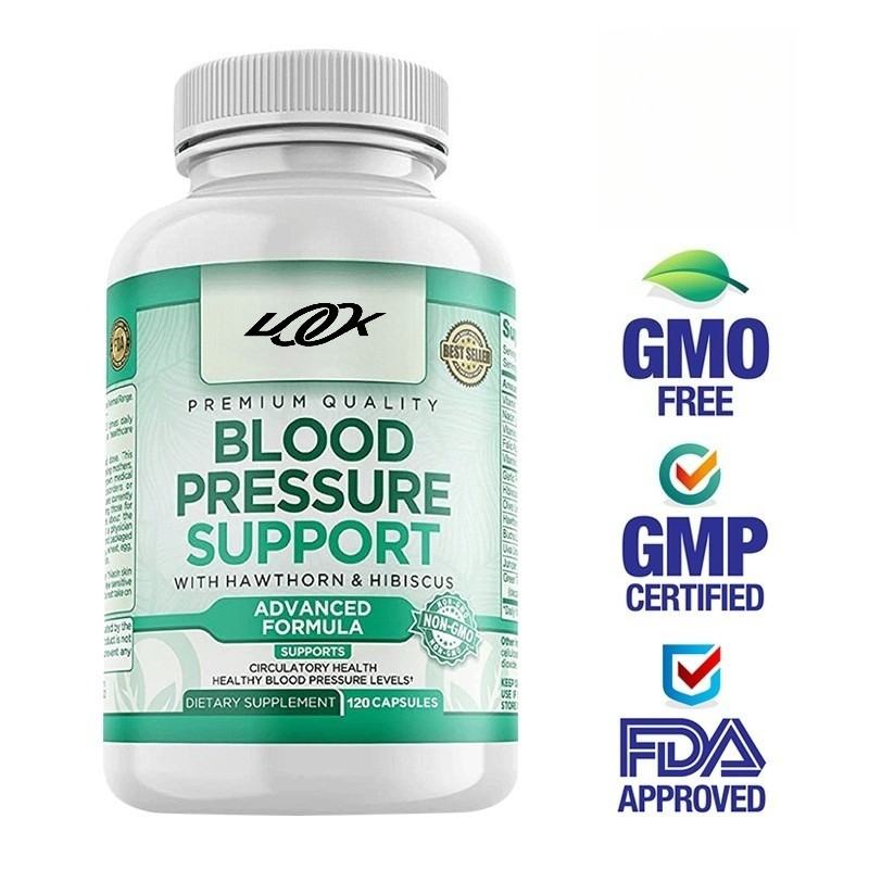 Premium Blood Pressure Support Supplement Support Heart Health 120 Capsules