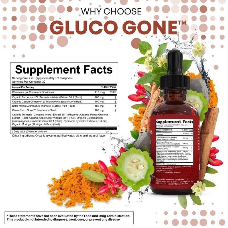 5/3PACK Clean Nutra Berberine with Ceylon Cinnamon Supplement Liquid Drops NEW