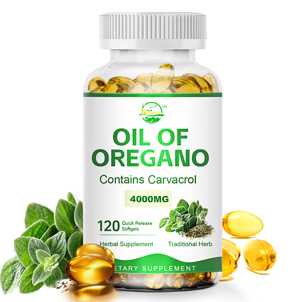 Oregano Oil 4000mg 120 Softgels Capsules Pills Contains Carvacrol Immue Support
