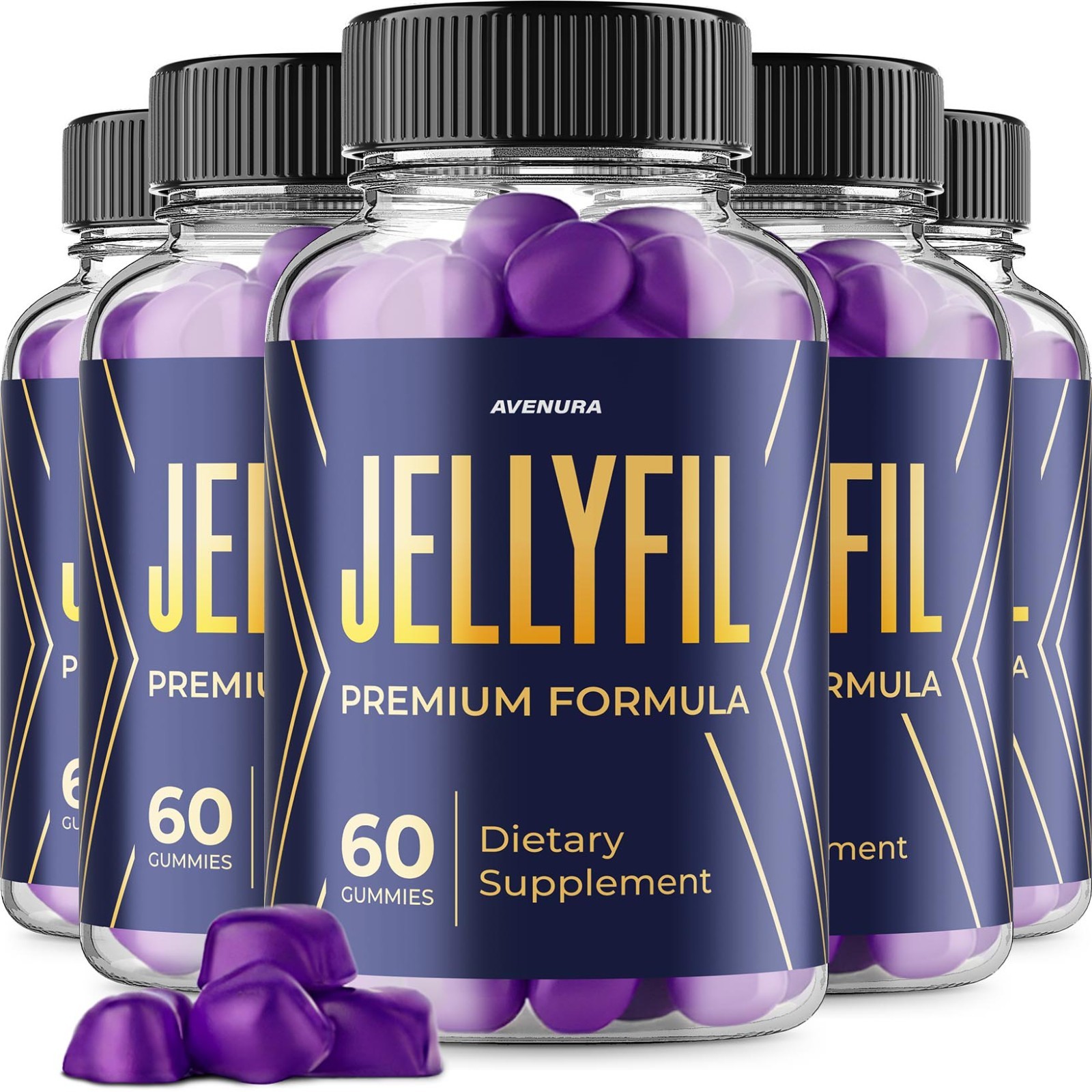 (5 Pack) Jellyfil Gummies for Men – Jellyfil Male Gummy Advanced Formula