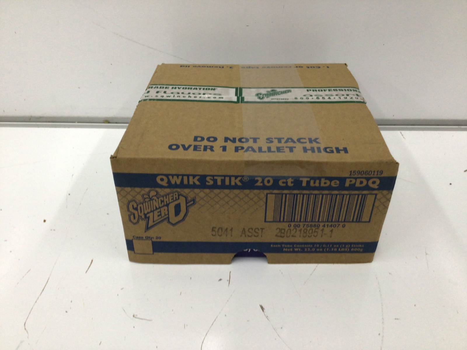 Sqwincher Qwik Stik Zero 200 Pack Electrolyte Drink Mix Assorted Flavors