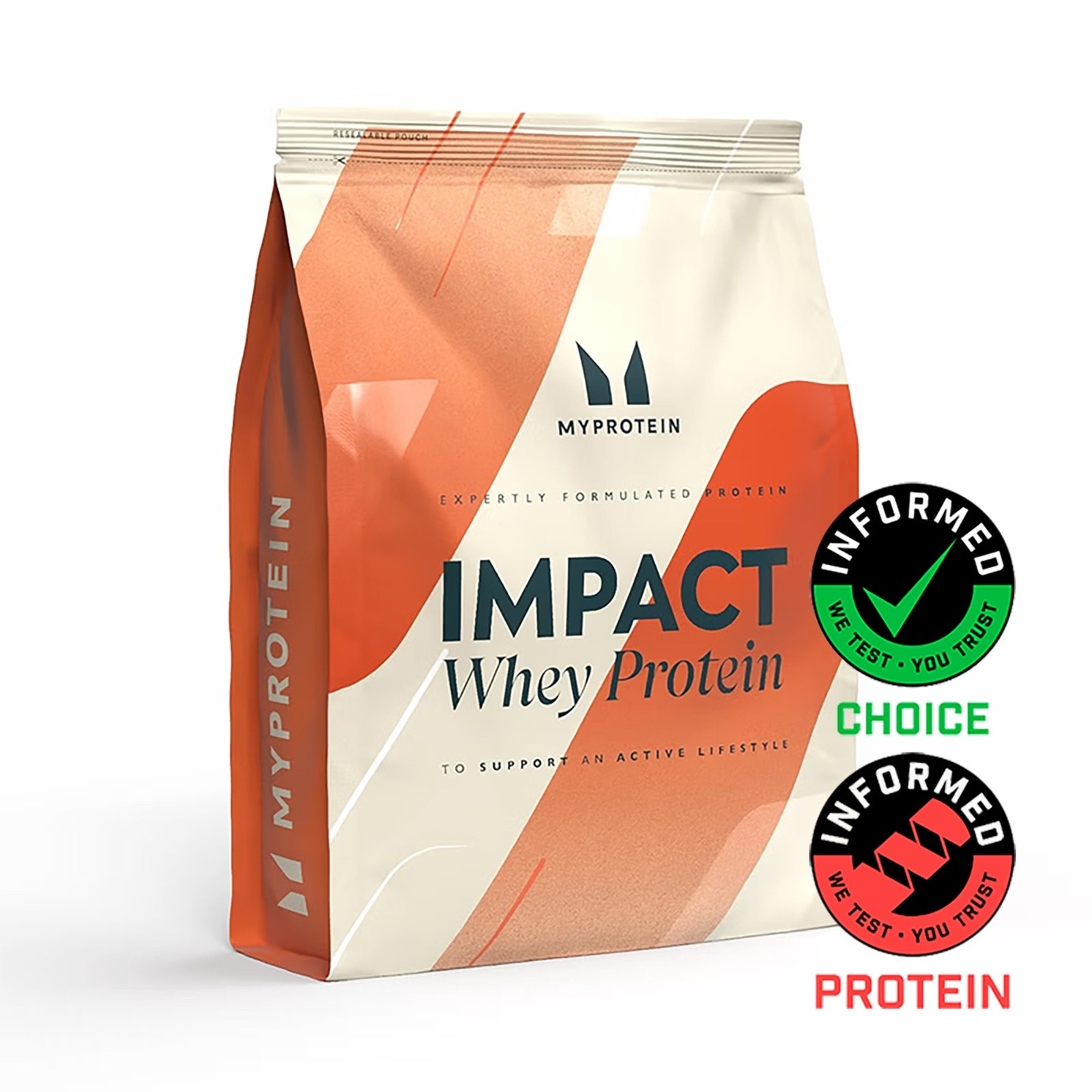 MyProtein Impact Whey Protein Powder Vanilla 2.2 lbs. BB 06/2026