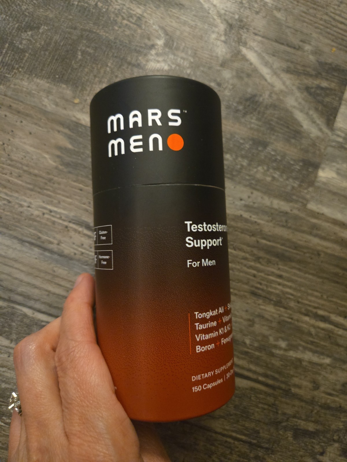 MARS-MEN Natural Testo Support 150ct -30 Day Supply AUTHENTIC!💪 Exp 3/2029