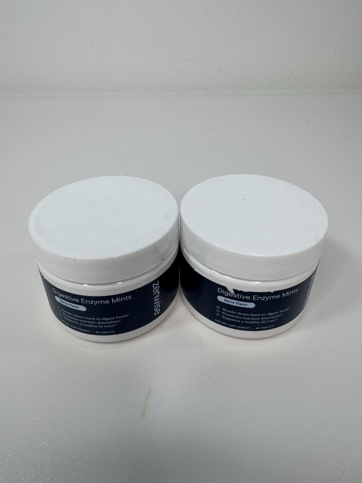 2 Pack Digestive Enzyme Breath Mints for Gut Health, Berry Flavor 1/28exp