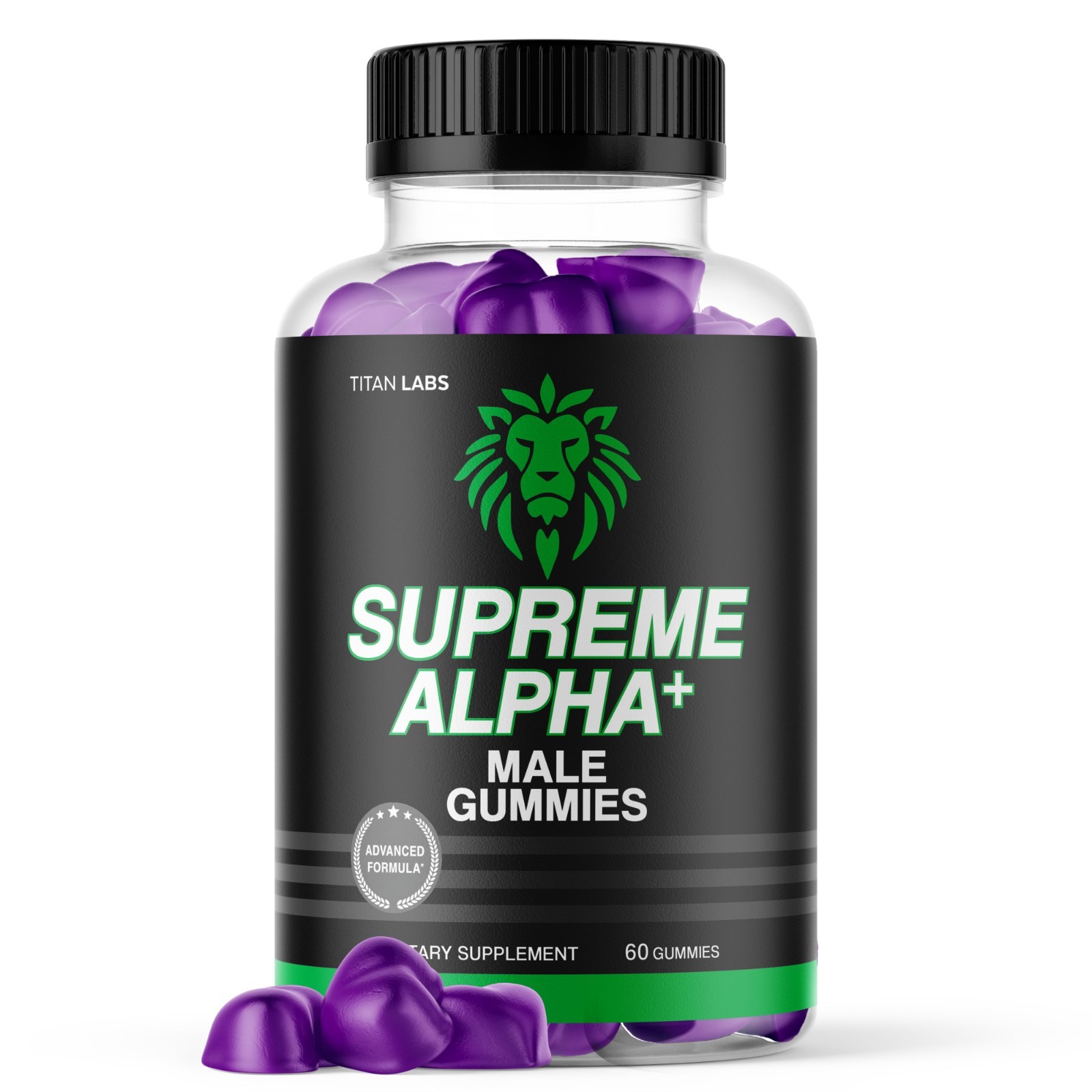 (1 Pack) Supreme Alpha Gummys Male Support Supplement SupremeAlpha 60 Gummies
