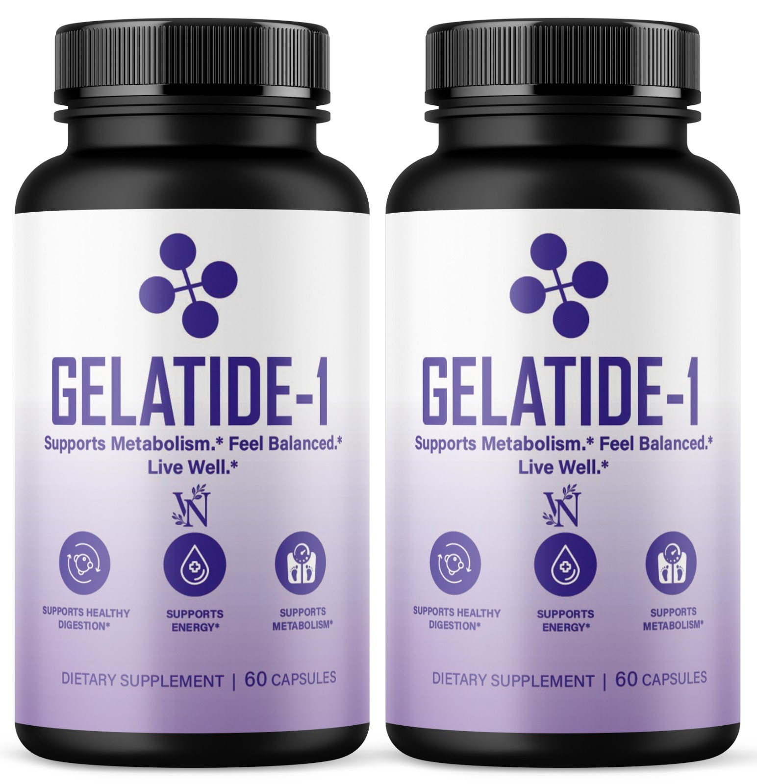 Gelatide-1 Capsules Official Gelatide1 Supplement Pills Maximum Strength (120CT)