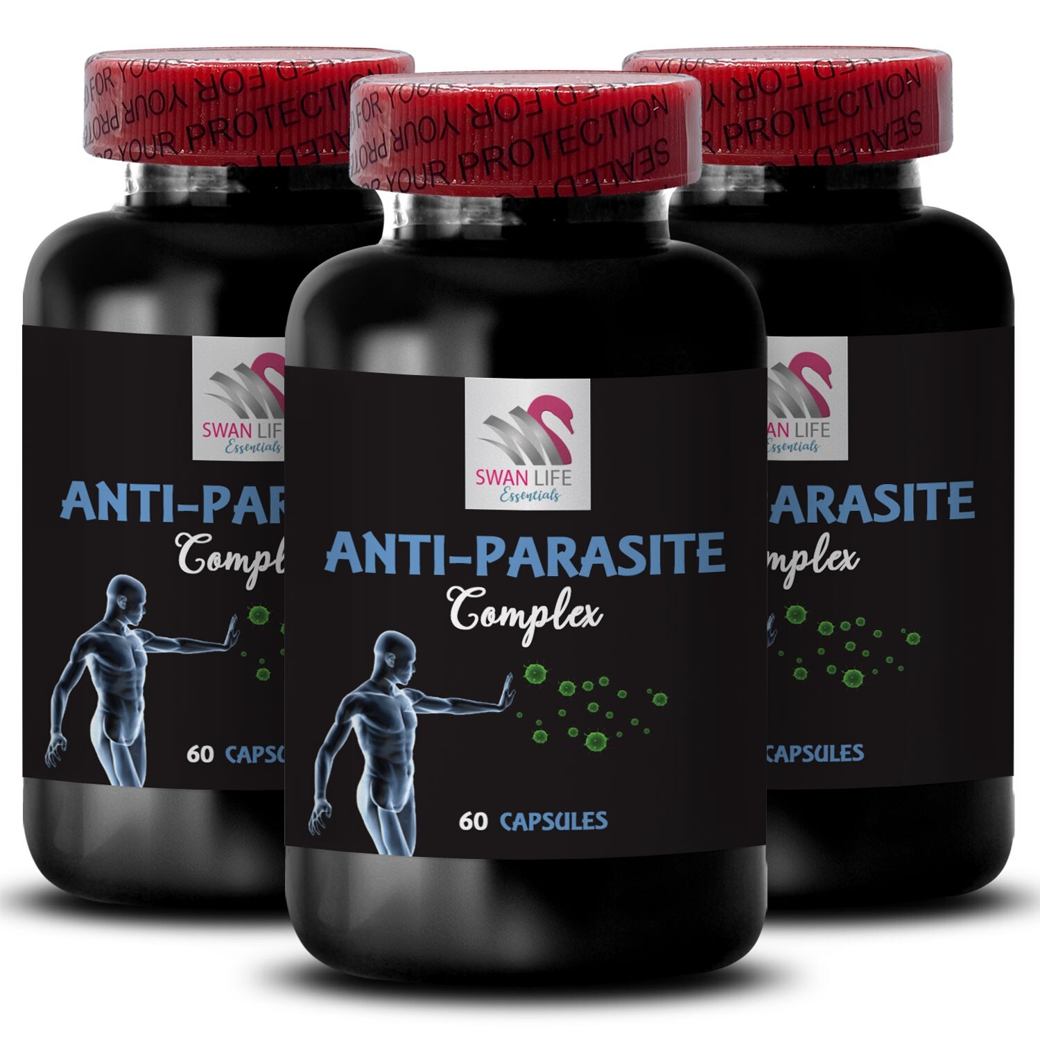 Botanical Refresh – ANTI-PARASITE COMPLEX – Clean Start 3 Bottles 180 Capsules