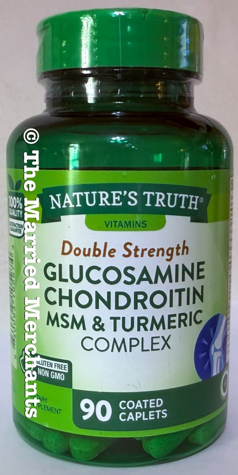 Nature’s Truth Double Strength Glucosamine Chondroitin 90 caplets 4/2027 FRESH!