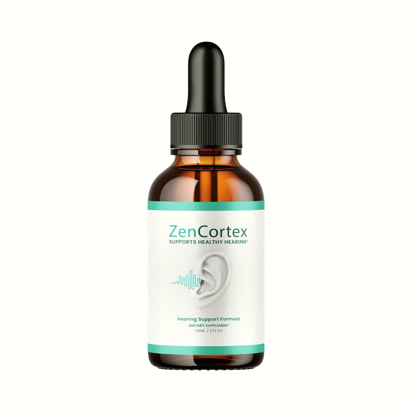 Zen Cortex Oral Drops To Support Healthy Ears, ZenCortex Hearing (1 Pack)