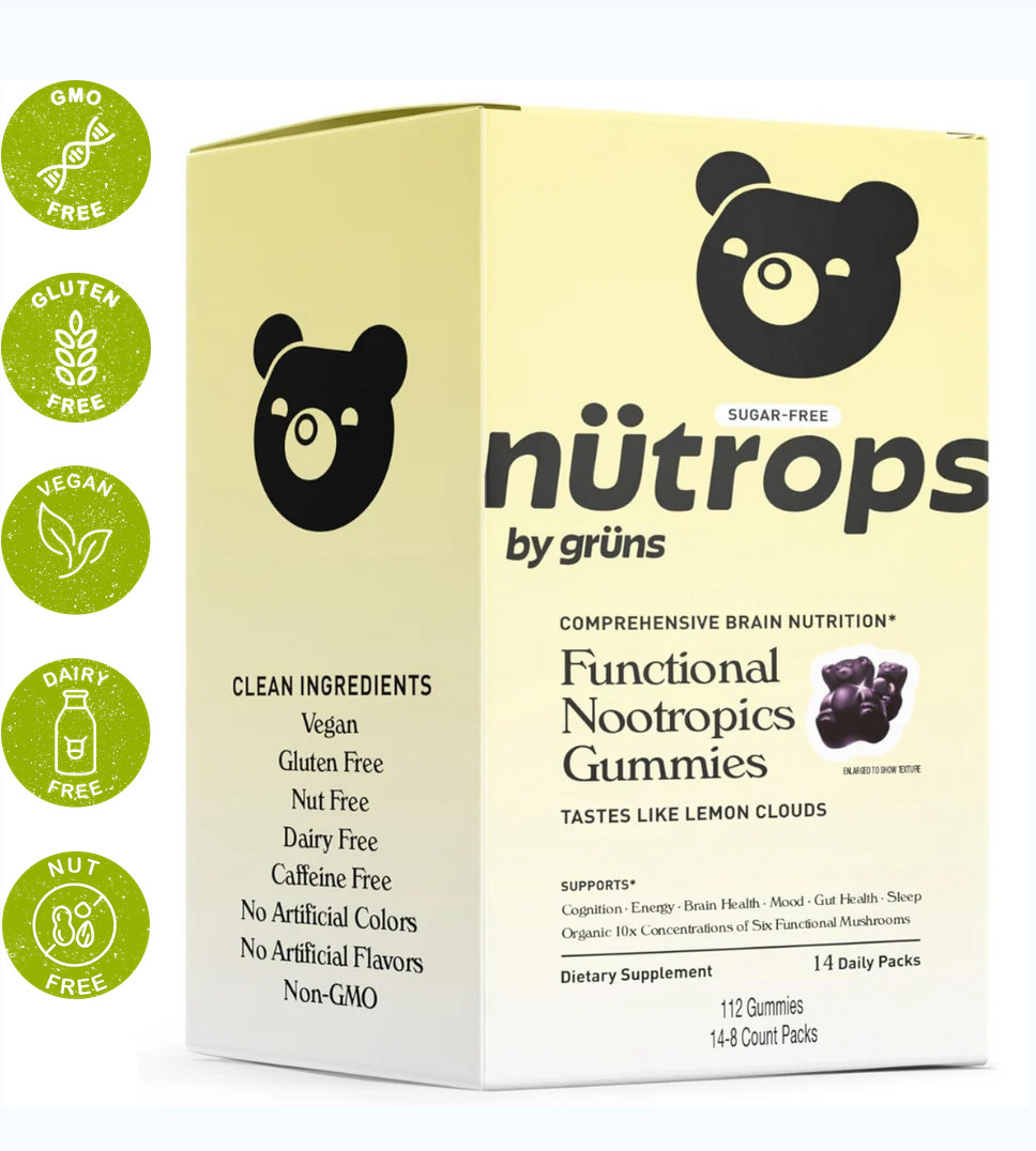 Gruns Nütrops Sugar-Free Gummies 14 servings