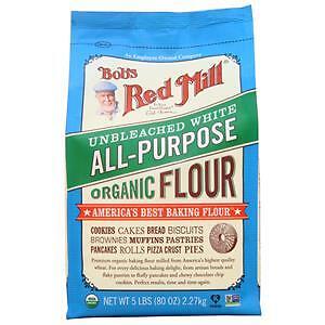 Bob’s Red Mill Unbleached White All-Purpose Organic Flour 80 oz