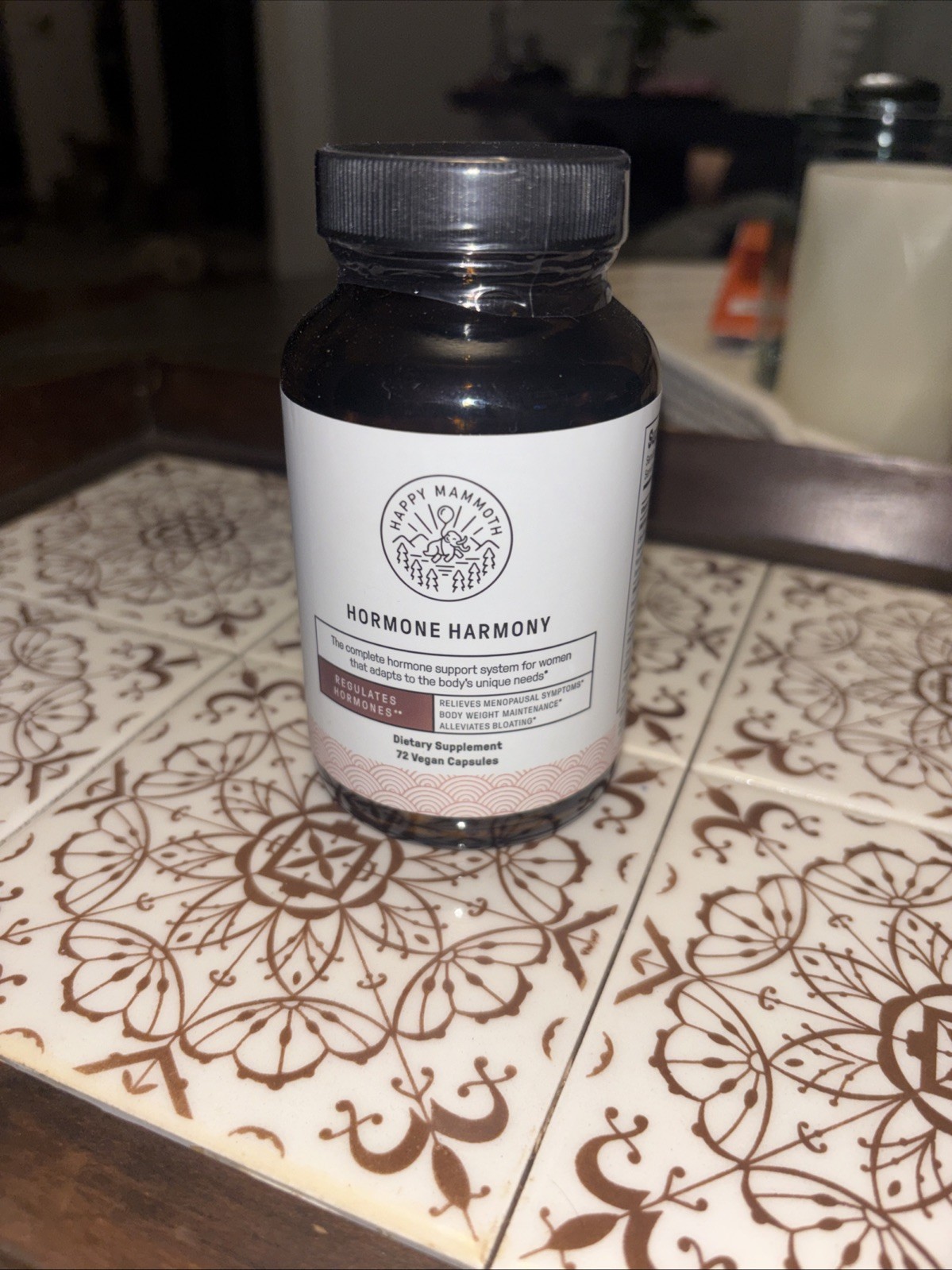 Happy Mammoth Hormone Harmony Dietary Supplement 72 Capsules New Exp. 08/2027