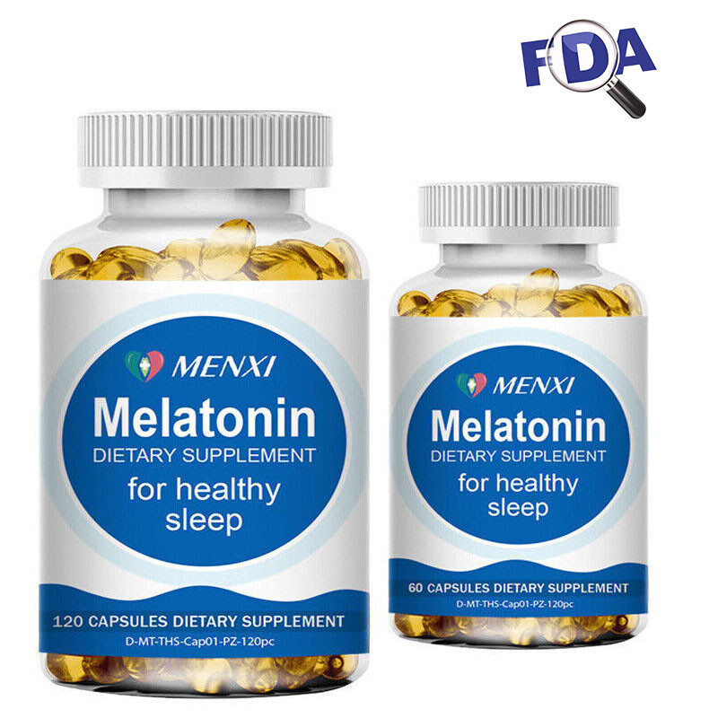 Natural Sleep Aid Capsules – 10/60/120pcs, Support Healthy Sleep Patterns 10mg