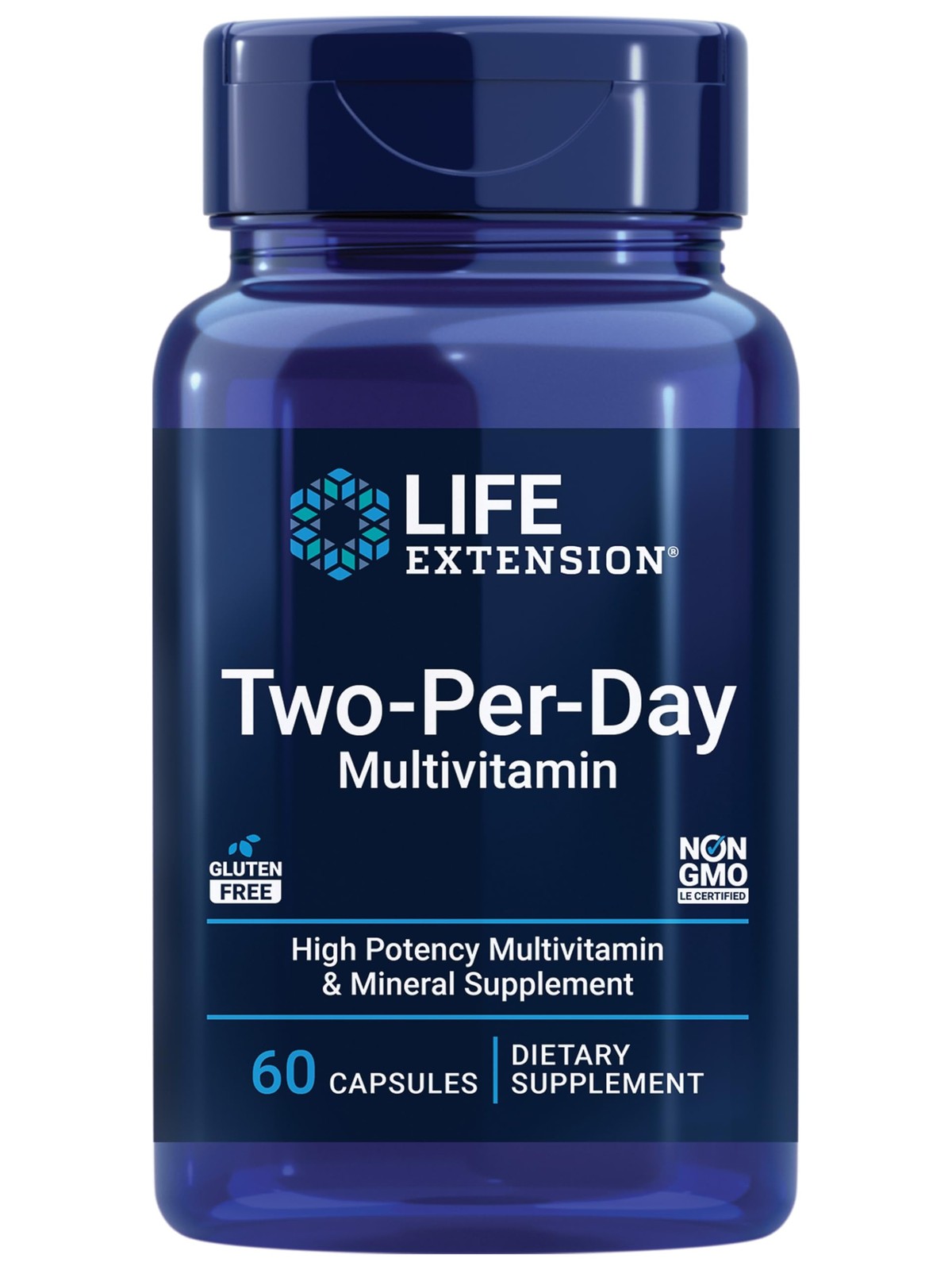 Life Extension Two-Per-Day Multivitamin – for Heart, Brain, Blood Vessel