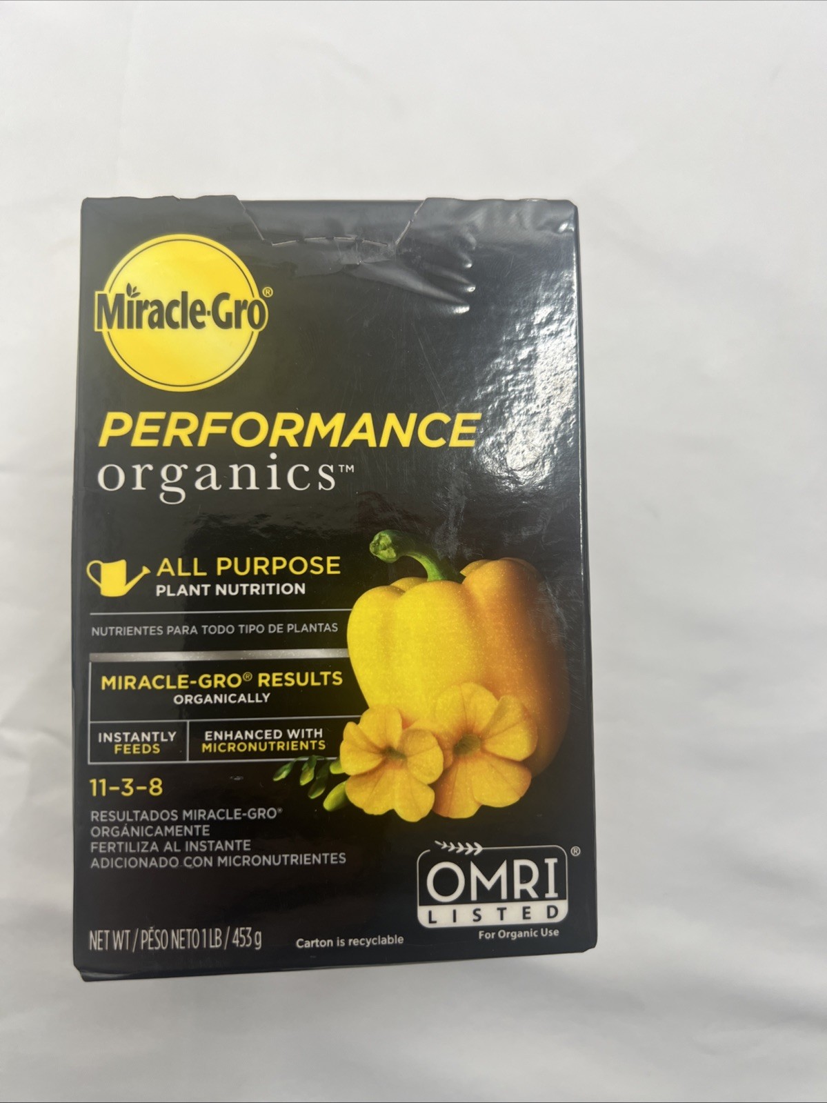Miracle-Gro Performance Organics All Purpose Plant Nutrition, 1 lb. – All Nat…