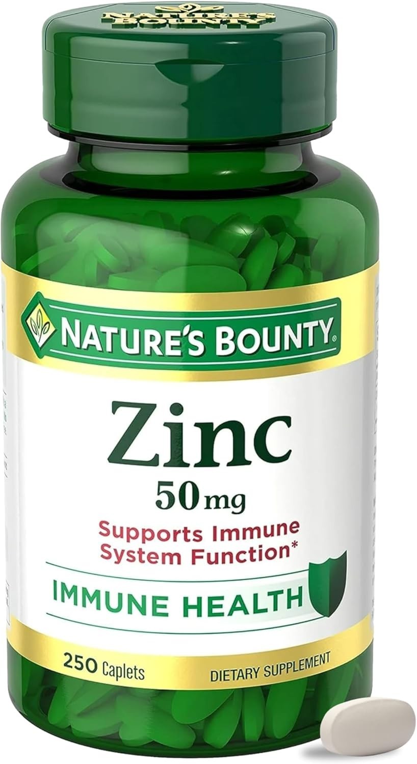 Nature’s Bounty Zinc 50mg Immune Health Supplement | 400 Tablets Fast Shipping