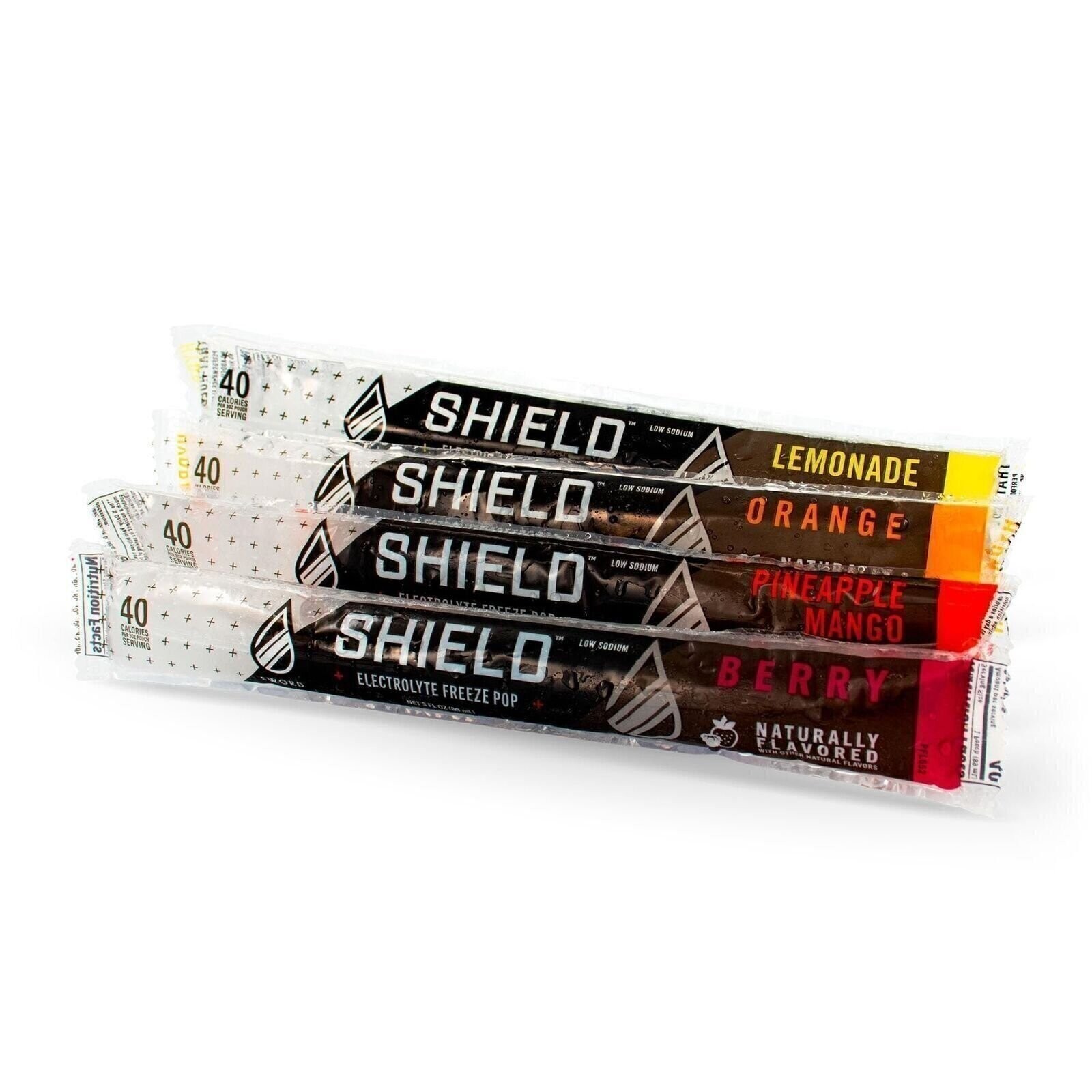 SHIELD Electrolyte Freeze Pop, 3 fl oz., Assorted Fruit Flavors, 36 count