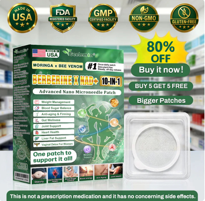 Moringa Moringa Berberine NAD+ Weight Loss Patches Advanced Nano Microneedle