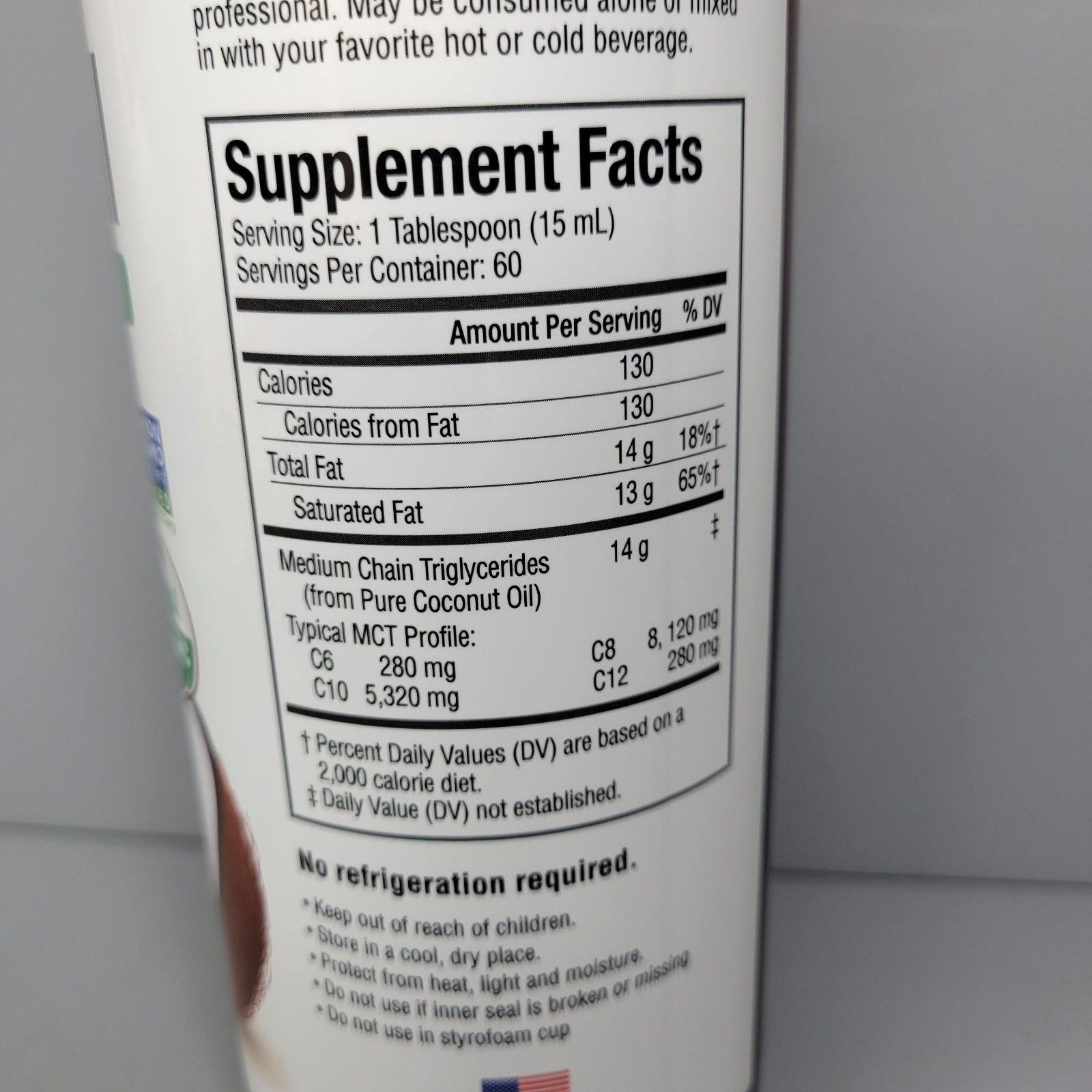 Windmill USDA Organic MCT Oil, 32 Fluid Ounces- New Sealed -Exp 04/2027