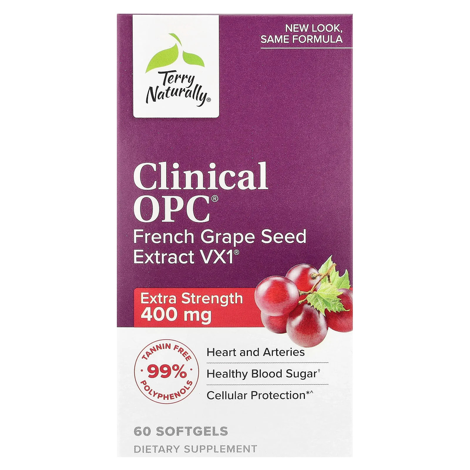 2 X Terry Naturally, Clinical OPC�, 400 mg, 60 Softgels