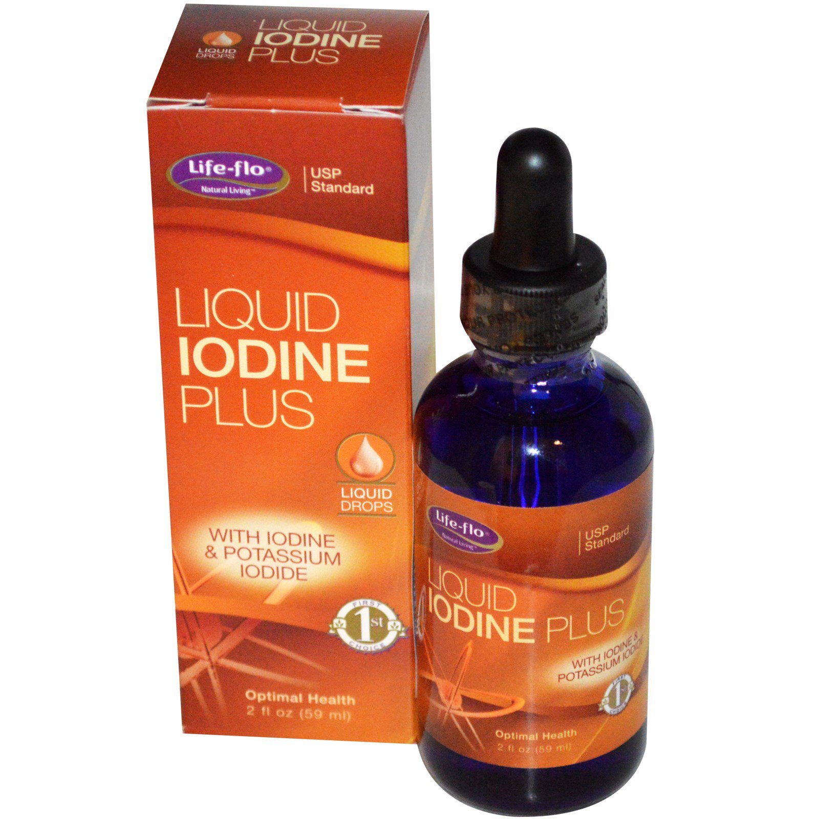 Life-flo, (6 Pack) Liquid Iodine Plus, 2 fl oz (59 ml)