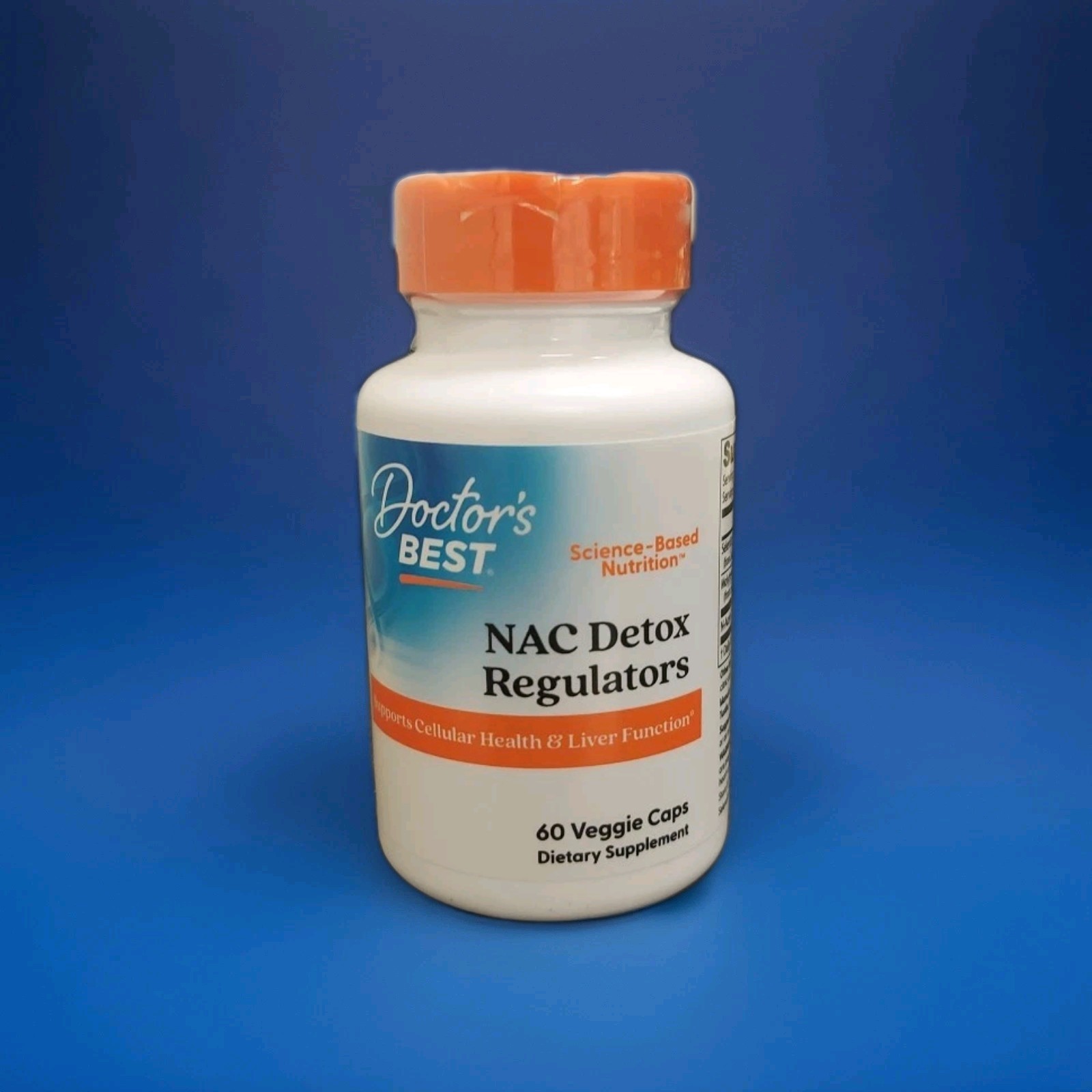 Doctors Best NAC Detox Regulators, Supports Cellular Health 60 Veggie Caps